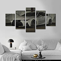 Картина на холсте KIL Art Лимитированное авто Lexus IS 500 F Sport 162x80 см (1279-52) z110-2024