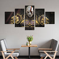 Картина на холсте KIL Art Кратос - герой серии игр God of War 162x80 см (1498-52) z110-2024