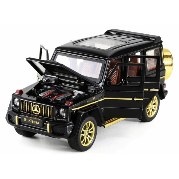 Машинка Mercedes Gelandewagen G63 іграшка моделька металева 16 см Чорний (60113)
