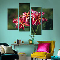 Картина на холсте KIL Art Прекрасная тропическая лилия 129x90 см (944-42) z110-2024