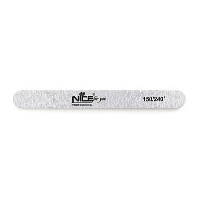 Двостороння пилка для нігтів Nice for you 150/240 вузька