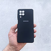Чехол на Samsung Galaxy M53 5G Silicone Case черный силиконовый / для Самсунг Гелекси М53