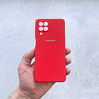 Чехол на Samsung Galaxy M53 5G Silicone Case красный силиконовый / для Самсунг Гелекси М53