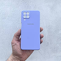 Чехол на Samsung Galaxy M53 5G Silicone Case фиалковый силиконовый / для Самсунг Гелекси М53