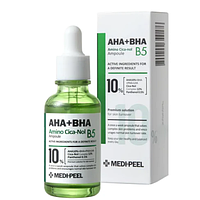 MEDI-PEEL AHA BHA Amino Cica-Nol B5 Ampoule Відновлююча сироватка для чутливої та проблемоної шкіри, 30 мл