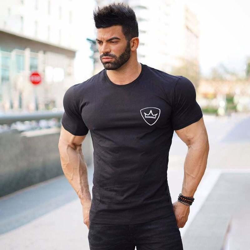 Чоловіча спортивна футболка MCET чорного кольору, фото 1