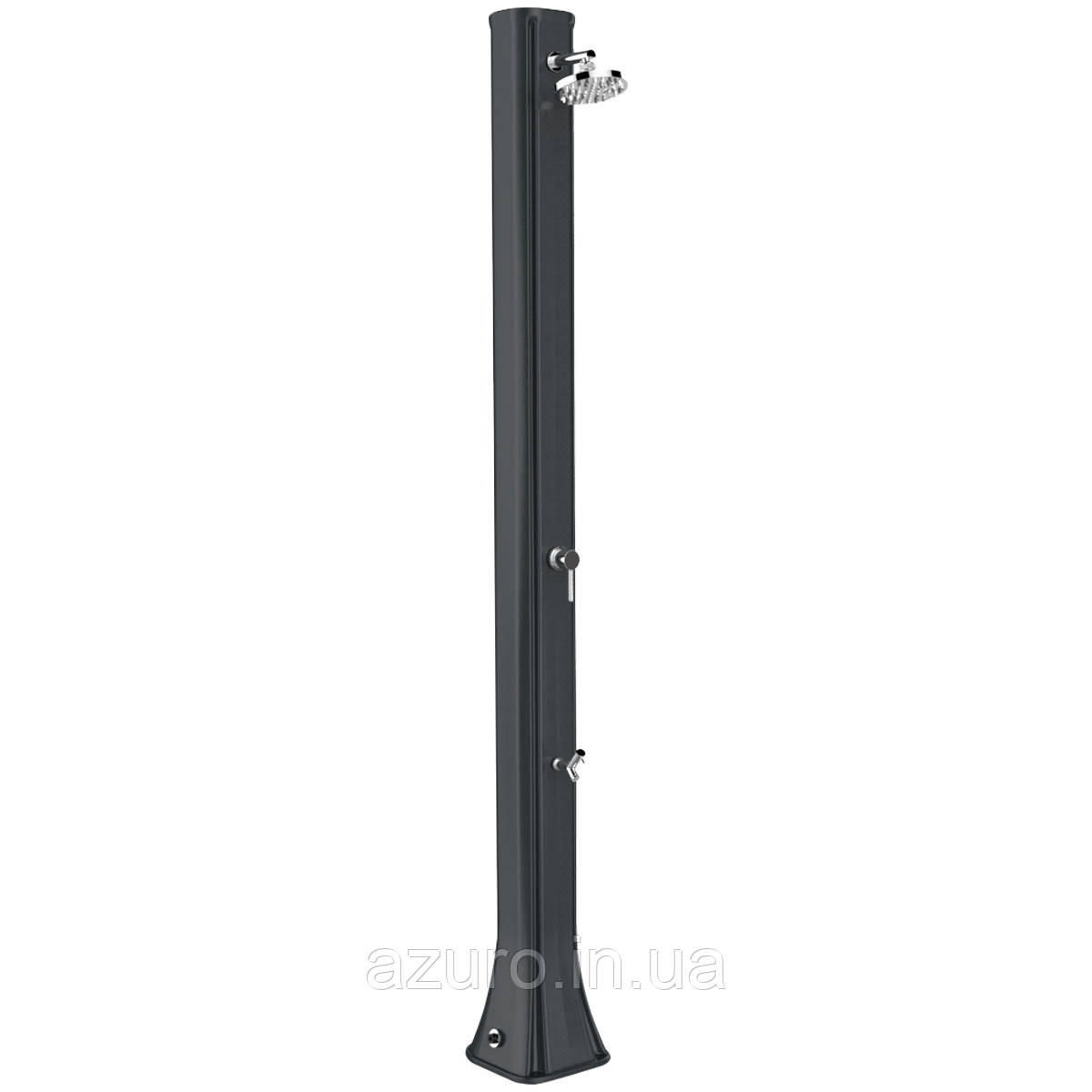 Душ сонячний Aquaviva Big Happy Five з мийкою для ніг, антрацит F620/7016, 36 л