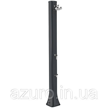Душ сонячний Aquaviva Big Happy Five з мийкою для ніг, антрацит F620/7016, 36 л, фото 1