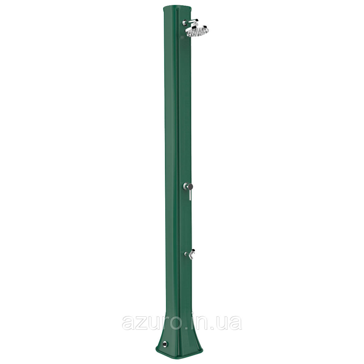 Душ сонячний Aquaviva Big Happy Five  з мийкою для ніг, темно-зелений F620/6016, 36 л