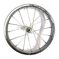 Колесо переднє 14" сталевий нікельований обід ORG