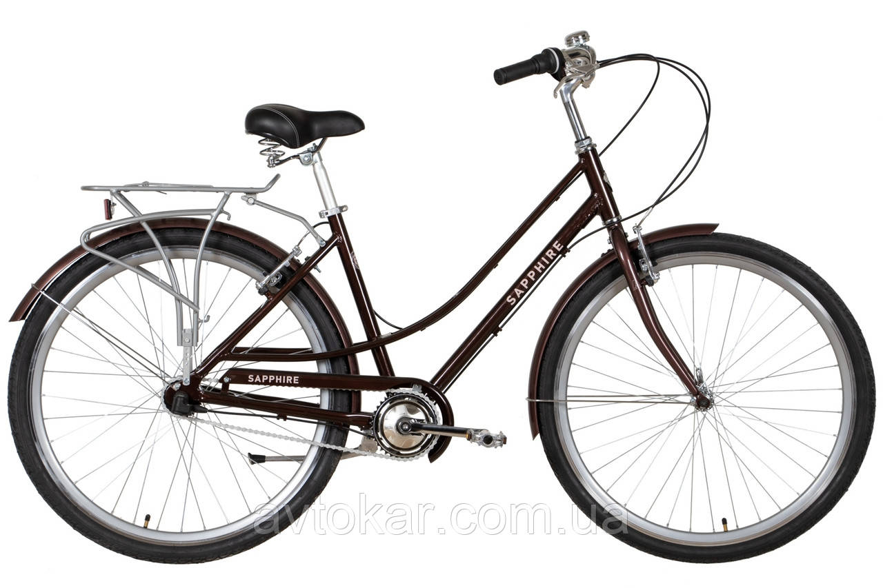 Велосипед 28" DOROZHNIK SAPPHIRE на планетарній втулці рама 19" Коричневий ORG