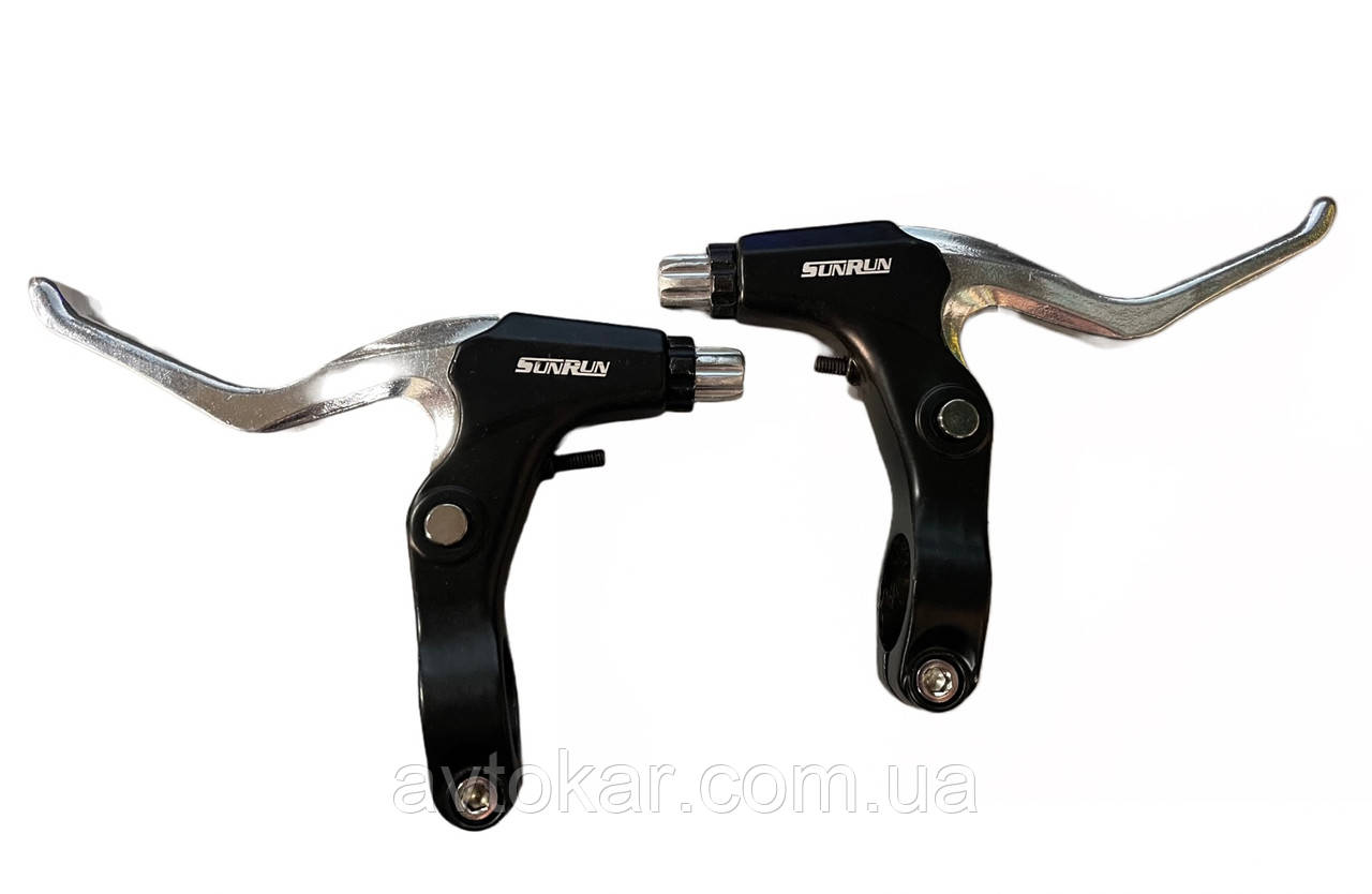 Гальмівні ручки SUNRUN BL-228 хромовані ORG, фото 1