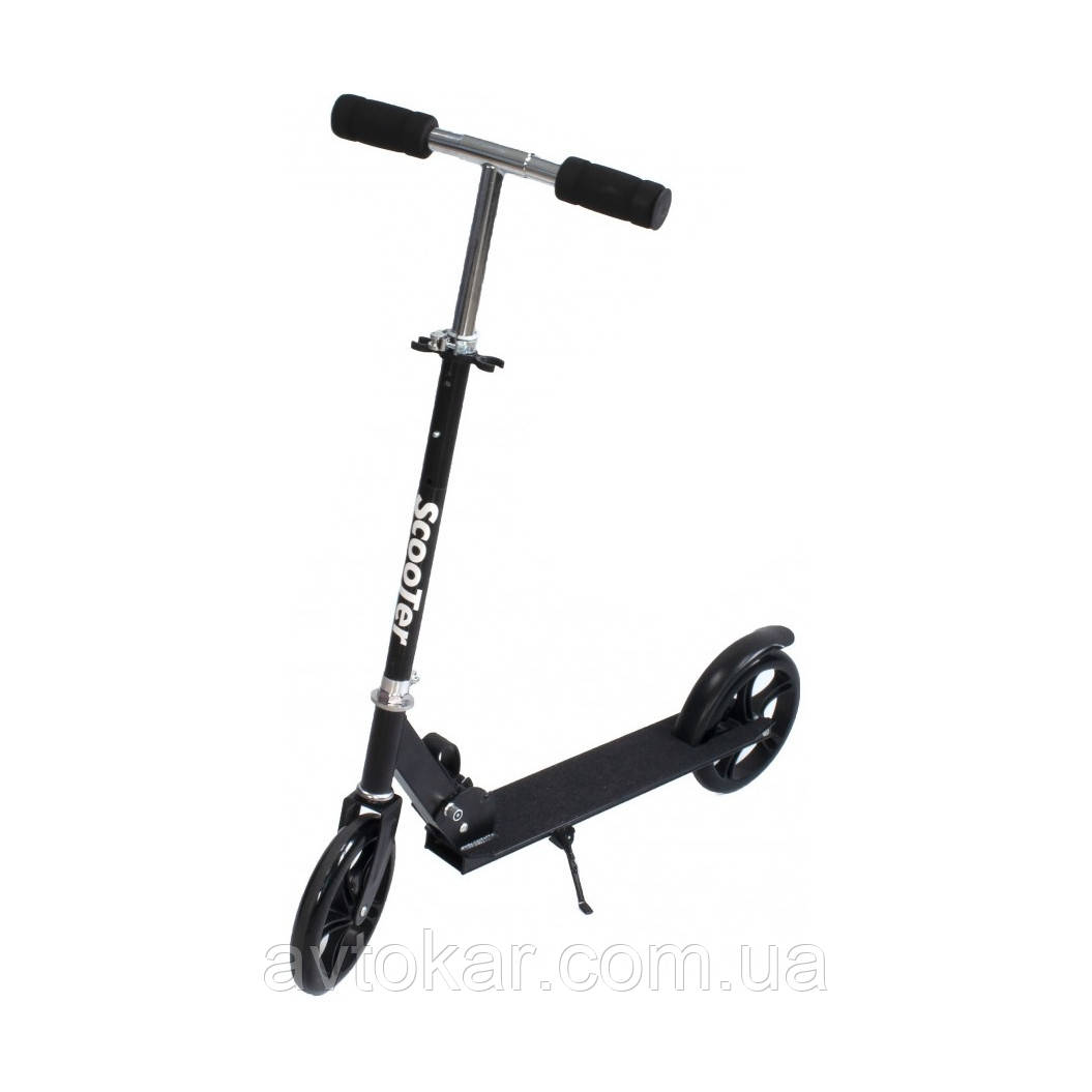 Самокат ScooTer Galaxy S200D складаний Чорний ORG, фото 1