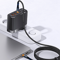 Кабель USB PD Type-C/Type-C ColorWay CW-CBPDCC053-BK 5,0А 1,2м чорний, фото 5