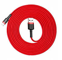 Кабель USB Baseus Cafule Lightning Cable 3M 2A Червоний (CALKLF-R09)