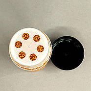 Цукор кольоровий великий (цукрові кристали) Confiseur Золотий 70 г, фото 2