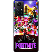 Силіконовий бампер чохол для Xiaomi Redmi Note 12S з малюнком Fortnite