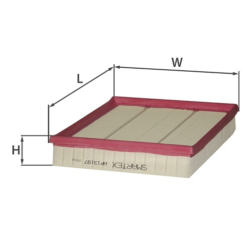 AP13197 Фільтр повітря Chevrolet/Daewoo (AP 082 / WA6249 / LX 316 / C 2598), фото 1