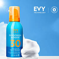 Спрей мус Сонцезахисний Evy Technology Sunscreen mousse SPF 30, фото 8