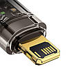 Кабель Baseus Explorer Series Auto Power-Off Fast Charging Data Cable USB to Lightning 2.4A 1m CATS000401, фото 6