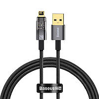 Кабель Baseus Explorer Series Auto Power-Off Fast Charging Data Cable USB to Lightning 2.4A 1m CATS000401