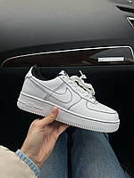 Женские кроссовки Nike Air Force 1 Low 07 Contrast Stitch White Black CV1724-104