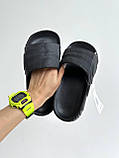 Жіночі шльопанці Adidas Adilette 22 Slides Carbon Black GX6949, фото 3