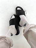 Жіночі шльопанці Adidas Adilette 22 Slides Carbon Black GX6949, фото 6
