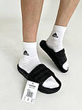 Жіночі шльопанці Adidas Adilette 22 Slides Carbon Black GX6949, фото 7