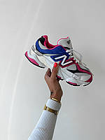 Женские кроссовки New Balance 9060 White Pink Blue 11172