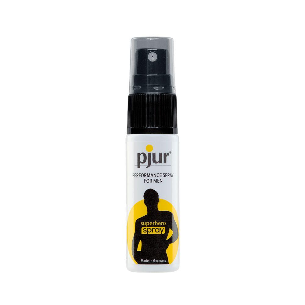 Пролонгуючий спрей всотується в шкіру, натуральні компоненти - Pjur Superhero Spray 20 мл