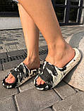 Жіночі шльопанці Adidas Adilette 22 Slides Carbon Aluminum Black White GX6947, фото 10