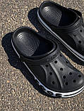 Жіночі шльопанці Crocs Bayaband Black White ALL08687, фото 3