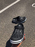Жіночі шльопанці Crocs Bayaband Black White ALL08687, фото 4