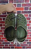 Жіночі шльопанці Crocs Bayaband Green Khaki ALL08784, фото 5