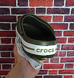 Жіночі шльопанці Crocs Bayaband Green Khaki ALL08784, фото 7