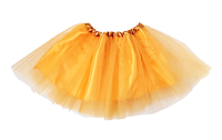 Фатиновая детская юбка на рост 98-110 см. цвета карамель, длиной 28 см.