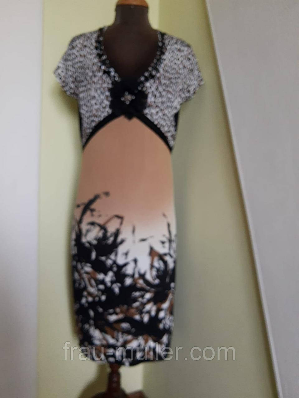 Трикотажна сукня з фігурною кокеткою ML XL XXL Philippe Carat