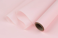 Калька (бумага для цветов упаковочная) #03 "Бледно розовый", рулон 60см х 8м