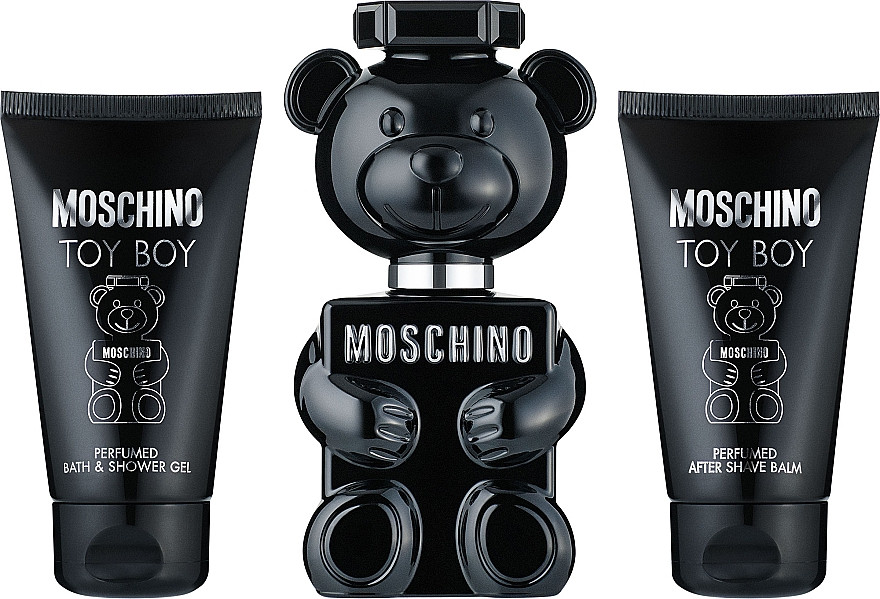 Moschino Toy Boy бальзам, гель, парфум Подарунковий набір (3в1)