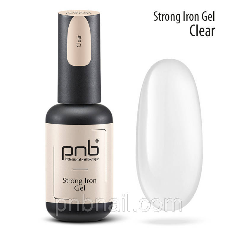 UV/LED Strong Iron Gel Clear /  8 мл, 17 мл, 50 мл