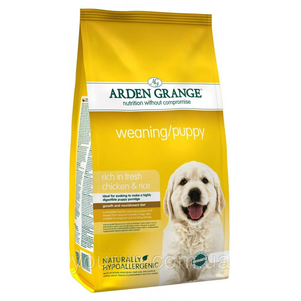 Arden Grange Weaning Puppy Корм для цуценят з куркою та рисом 6кг
