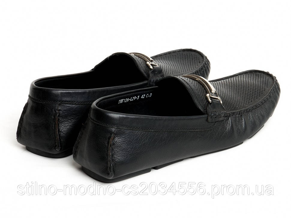 Купить Мокасины Carlo Delari 7142192 40 цвет черный, цена 2460 ₴ — Prom ...