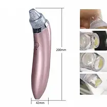 Вакуумний очищувач для обличчя, пір, вугрів і комедонов Beauty Skin Care Specialist XN-8030, фото 4