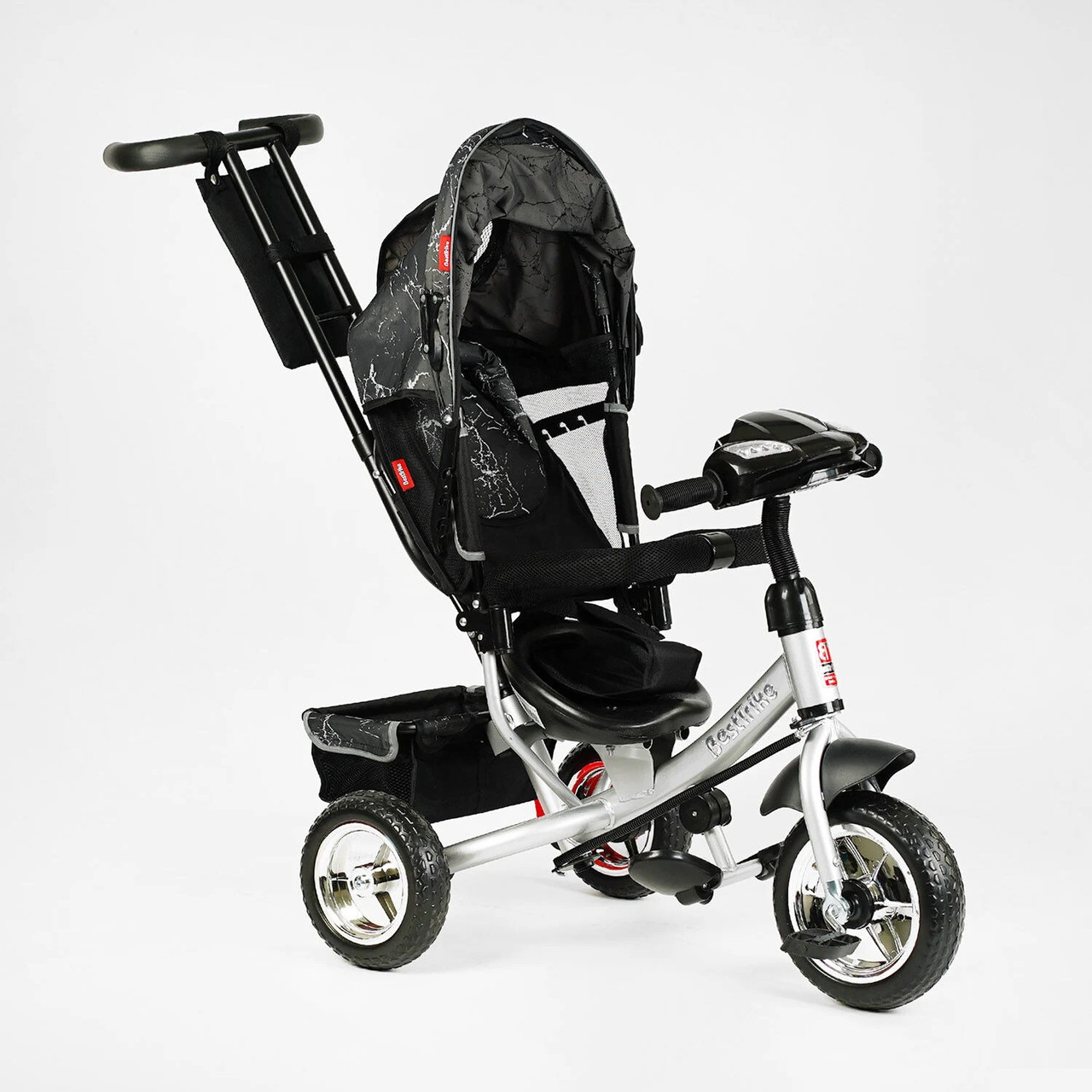 Дитячий велосипед триколісний з батьківською ручкою Best Trike 6588-37-835 Best Trike колеса піна, фара, для, фото 1