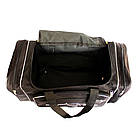 Дорожня спортивна сумка 22л (44х25х20см), 2686, Чорна / Чоловіча сумка велика на плечі, фото 7