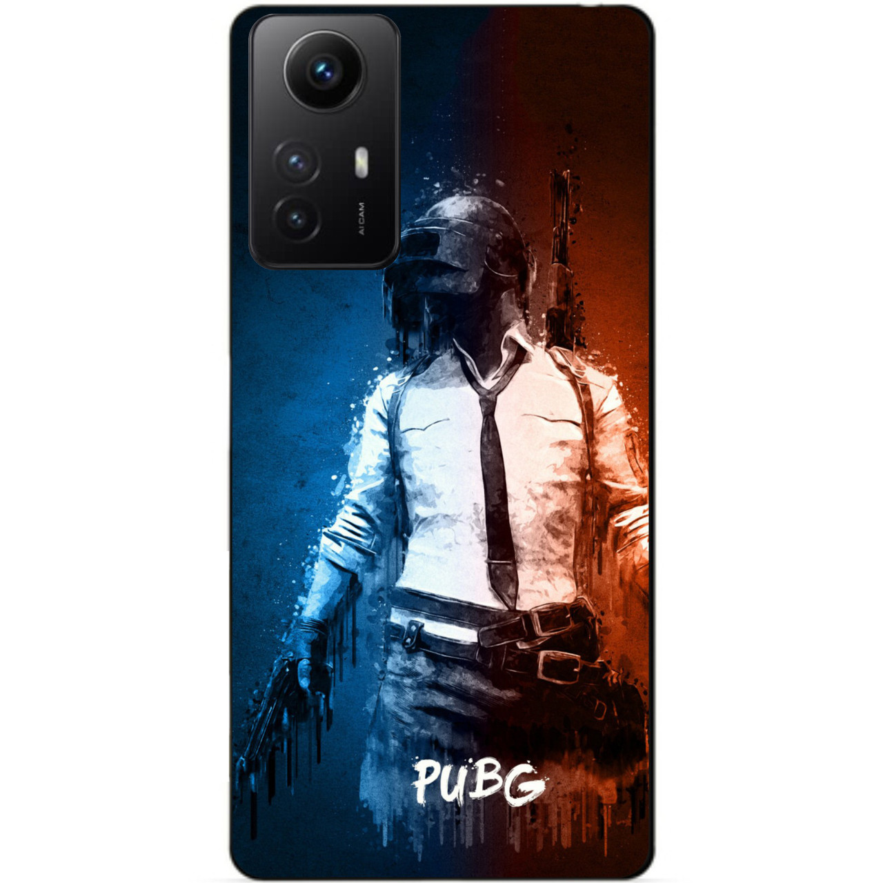 Силіконовий бампер чохол для Xiaomi Redmi Note 12S з малюнком PUBG ПАБГ