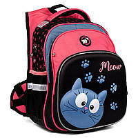 Рюкзак школьный полукаркасный YES S-58 Meow