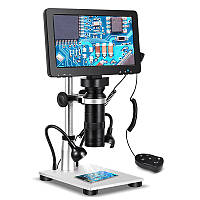 Мікроскоп цифровий DM9S на штативі з монітором 7" і 12MP камерою 1200x