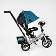 Велосипед триколісний дитячий із ручкою для батьків Best Trike 6588-39-008, колеса піна, Фара, фото 3